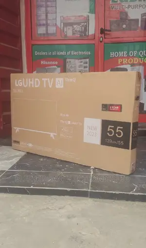 LG 55''inches Smart > Youtube, Netflix Android TV >Flameless