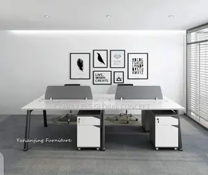 Four Seater Workstation Set