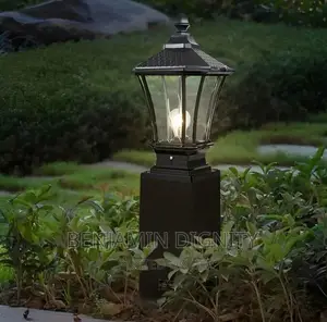 Modern Bronze Pillar Garden Lamps