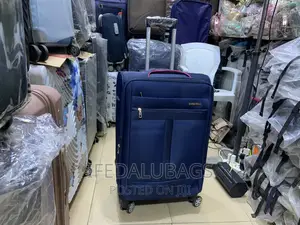 Medium Size Blue Swiss Polo Quality Travel Luggage