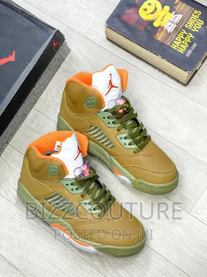 Original Air Jordan 5 Retro Olive Green Available in Store