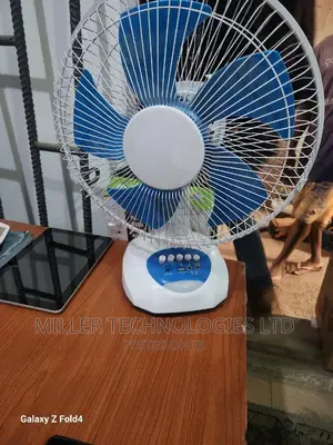 Table Top Rechargeable Fan With Bulb