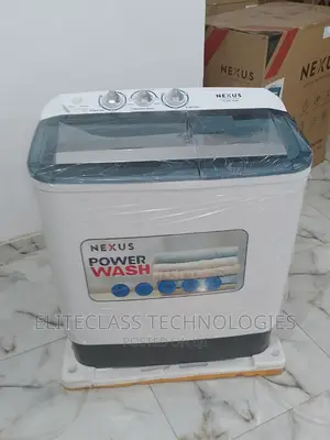 Smart Wash Nexus NM-WM-75SA 7.5kg Twin Tub Washing Machine.