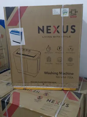 Nexus Energy Saver NMWM-75SA 7.5kg Twin Tub Washing Machine.