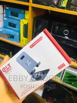 Adjustable Flat Phone Stand With 360 Rotating Base