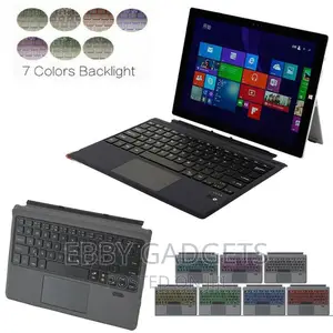 Wireless Bluetooth Backlight Keyboard for Surface Pro 34568