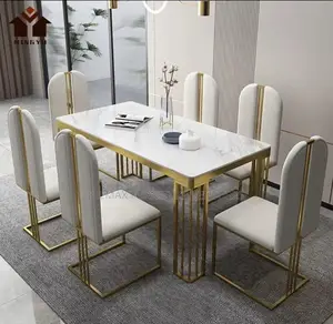 Turkish Dining Table By6 With Leather Chair.