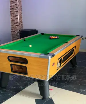 British Coins and Marble Snooker Table
