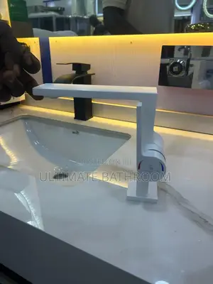 Sparkle White Basin Mixer Tap