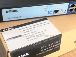 D-Link DGS-F1210-26PS-E – 24 Port Managed Gigabit Switch
