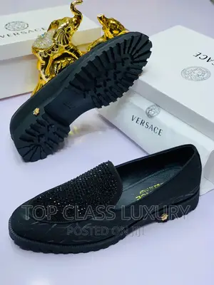 Original Versace Men Luxury Leather Shoe