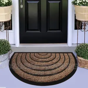50-80cm Oval Shape Durable Non-Slip Dirt Trapping Doormats