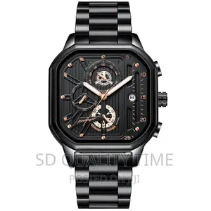Poedagar Classic Steel Watch