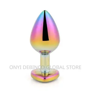 Unisex Anal Stainless Butt Plug Sex Toy