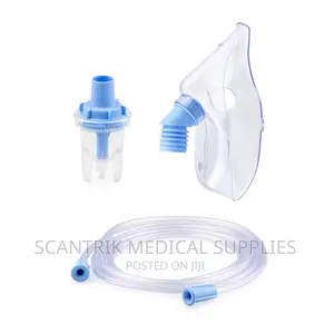 Adult Mask With Air Tube, Medicine Chamber for All Nebulizer
