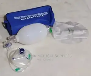 Silicone Reusable Oxygen Reservoir Bag for Hospital, Clinic