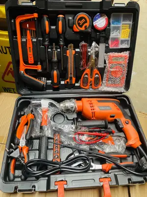 Electrical Tools Box With Electric Drilling Machine