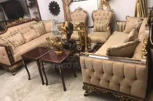Standard Quality Golden Fabric Turkey Sofa Chair