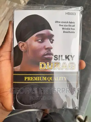 Original Black Premium Quality Silky Durag