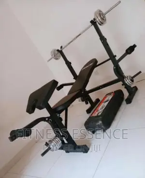 Exercise Bench With Dumbbells