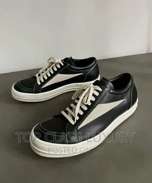 Rick Owensvintage Sneakers“Velour Suede Dust Grey Milk White