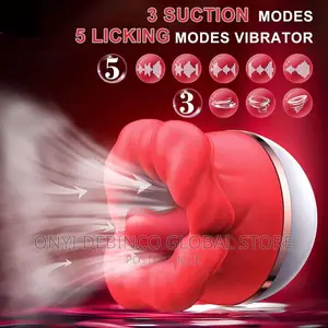 Big Mouth Rose Sex Toy, Sucking Nipple and Clitoris Vibrator