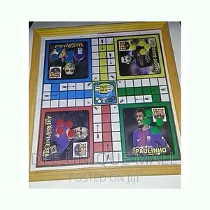 Standard Size Ludo Game Glass Board Dice