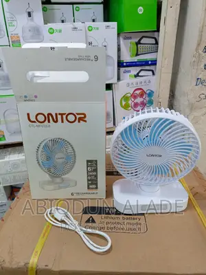 2400mah Lontor Rechargeable Fan