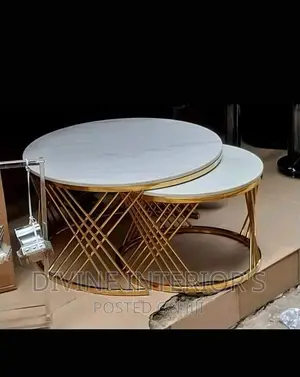 Luxurious Marble Top Centre Table With Extension
