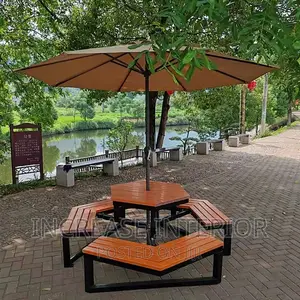 Imported Design Luxury Quality Outdoor Wooded Seater