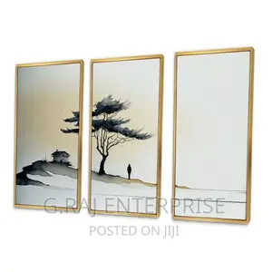 Tree 3panel Canvas Frame
