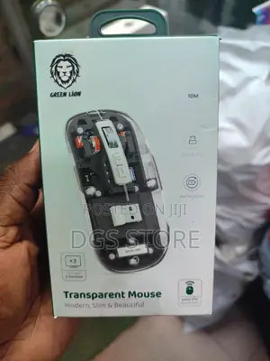 Green Lion Transparent Bluetooth Mouse