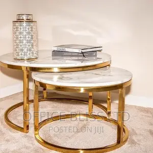 New Modern Living Room 2 in 1 Marble Center Table