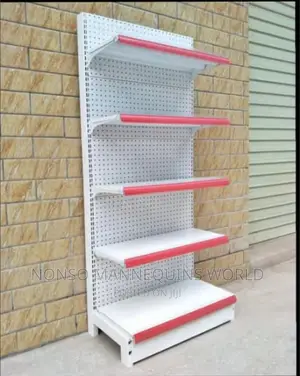 7feets Height Single Sided Supermarket Display Shelves