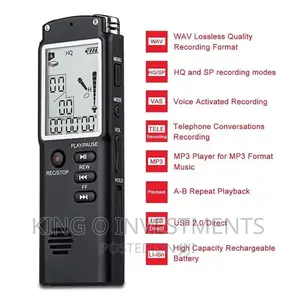 Digital Voice Recorder 32gb With Mp3