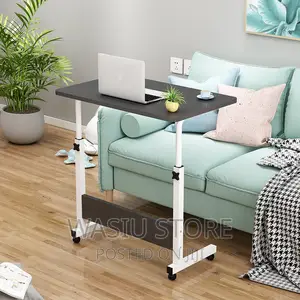 Laptop Table Computer Desk Height Adjustable With Wheels