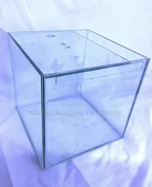 Empty Aquarium Glass - 12 “ by 12 “ by 12'' Sealed-6mm Thick