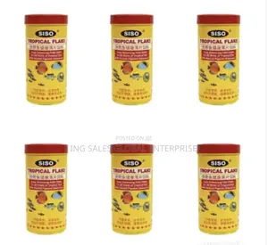 Flakes Type Fish Food for Aquarium Fishes - 50g X 6
