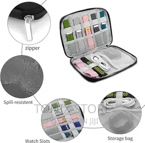 Portable Watch Organizer Travel Bag