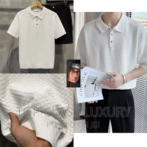Original Mature Knitted Collar Neck Shirts