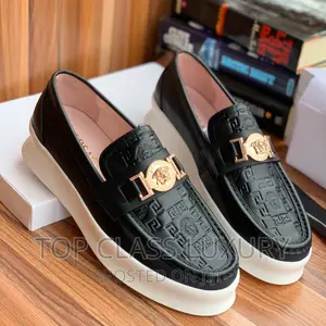 Versace Men Leather Luxury Designer Shoe