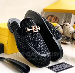 Original Fendi Shoe Luxury Unisex Mule