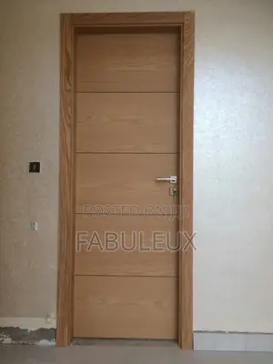 Grooved HDF Door With Complete Frame and Architraves