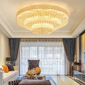 New Luxury Gold Christal Chandelier Light for Living Room.