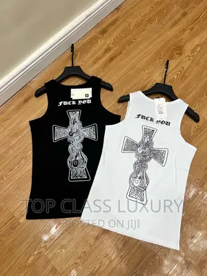 Original Chrome Heart Los Angeles Logo Rib Tank