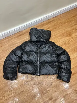 Original Rick Owen Funnel Puffer Jackets Is Unisex