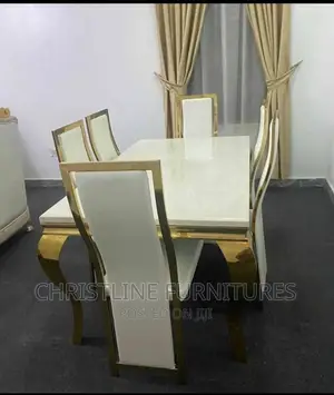 Quality Marble Top Dining Table Set