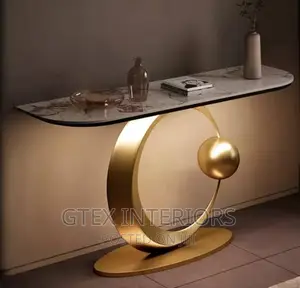 Marble Top Console Table