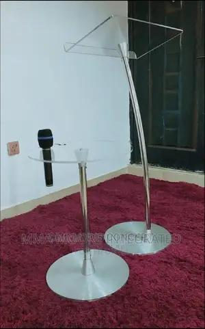 Imported Single Pole Pulpit and Side Stool