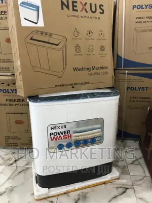 Nexus Semi Automatic Washing Machine 7.5kg NX-WM-75SA